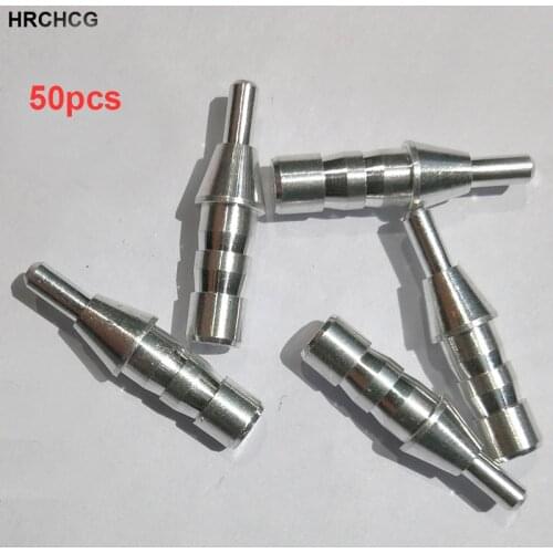 50PC Archery Arrow Nocks Pin 6.2mm Aluminum Pin Arrow Tail for ID 6.2mm Inner Diameter Arrow Shaft Accessories Hunting Shooting