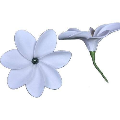 Free Shipping 80 pcs/lot F1182-1 10CM Foam Tiare Hair Pick W Black Shell Pearl Hawaii Tropical Flower Stick Accessories