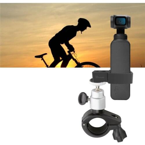 Bicycle Mount Holder Bike Bracket Stand Clamp Mountain Clip for DJI Osmo Pocket 2 Stabilizer Travel Outdroor Accessories Parts