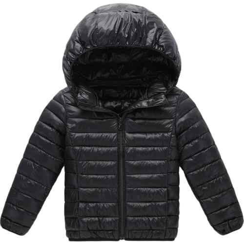 Baby Packable Full-Zip Puffer Hooded Puffer Jacket DownUltra Light Weight Short Coat