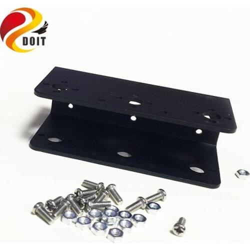 DOIT 2pcs U Beam U-type Steering Gear Bracket Biped Robot Mechanical Arm Frame Stent for Manipulator Robotic Arm Robot