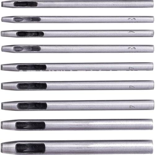 Leather Tools Steel Round Hole Punch Tool Hollow Puncher Cutters Leather Craft Tools Sewing Accessory 0.5-5.5MM Leather Handwork