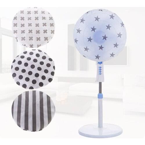 Electric Fan Dust Cover Round Protective Cap Fan Guard Fan Accessories Home Storage Supplies Dustproof Covers Grey Non-woven