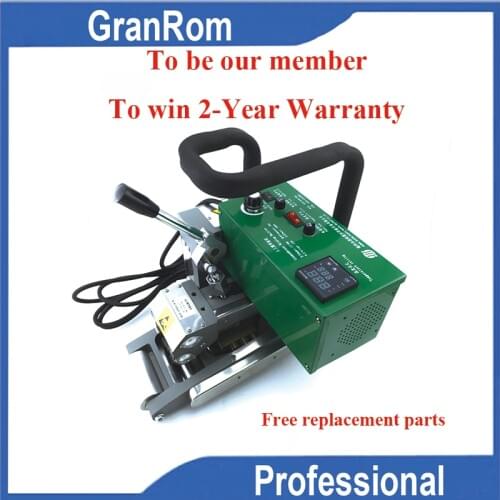 Geo-membrane Overlap Wedge Welder Machine 110V/220V 1800W LDPE, PVC,HDPE,EVA,PP Geomembrane Welding Machine 1 Year Warranty
