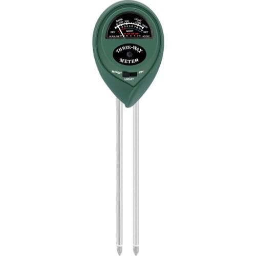 3-In-1 Soil Moisture Meter PH Tester For Earth Plants Flowers Acidity Moisture Measurement Garden Tool Determinant Soil Test Kit