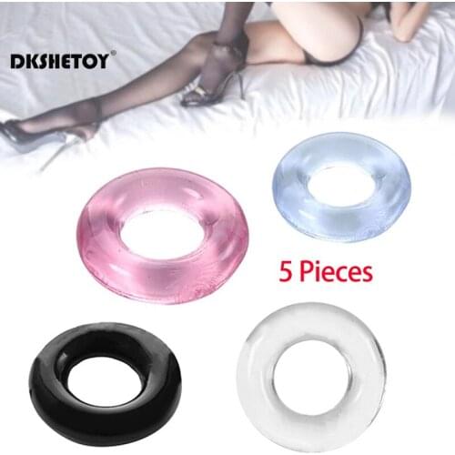 Penis Rings for men High Elasticity Cockrings Penis Sleeve Trainer Delay Ejaculation Time Lasting Ring Wholesales sex products