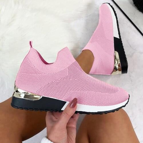 Sneaker Platform Sneakers Shoes For Women Summer Casual Shoes Mesh Breathable Ladies Walking Shoes Female Loafers Zapatillas