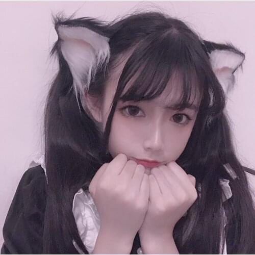 Lolita Handmade Animal Headdress Cat Ears Fox Cos Fox Ear Headband Animal Ears Barrettes Wolf Ear Maid Hair Accessories