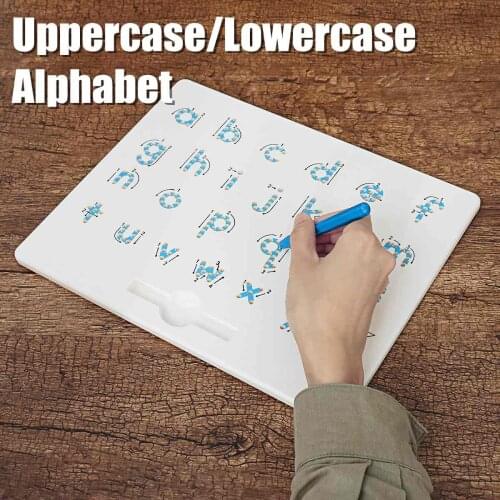 Magnetic Tablet Drawing Board Toy 26 Alphabet Numbers Writing Memo Board Learning Educational Kid Toy With Stylus Pen