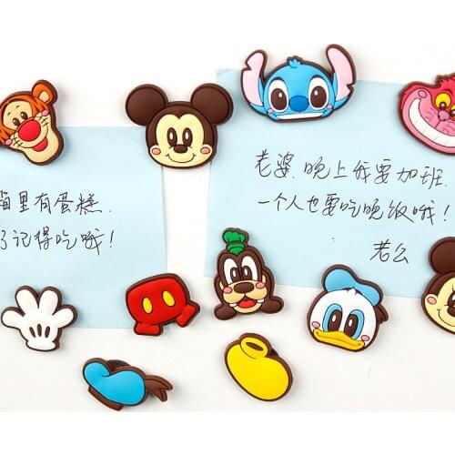 Disney Marvel Fridge Magnets Toys Stereo anime toys Cartoon Animation Home Decoration Ornaments Figurines kids birthday gifts