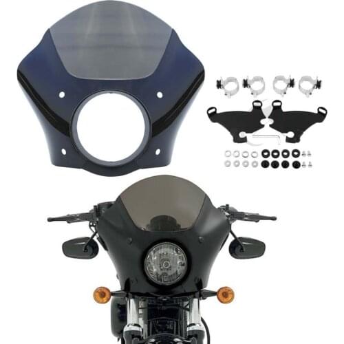 Gauntlet Fairing W/ Bracket Mounting Kit Fit For Harley Sportster XL 1200 883 1988-2018 Black