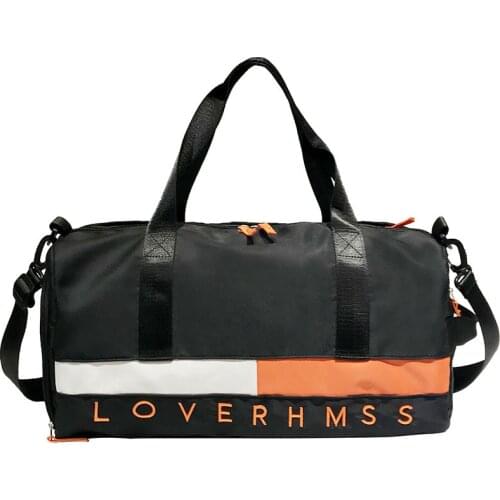 New Fashion Fitness Gym Bag Women Overnight Travel Bag Handbag Crossbody Bags With Shoe Organizer Wet Dry Separation Duffle Bag