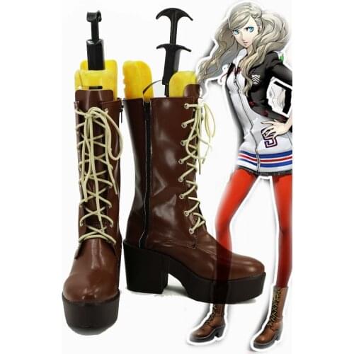 P5A the Day Breakers Persona 5 Anne Takamaki Cosplay Shoes Boots Custom Made Halloween Carnival Cosplay for European size