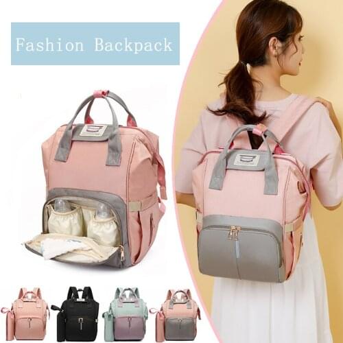 Large Capacity Baby Bag, Backpack Design, Large Diaper Bag, Multifunctional Baby Care Travel Bag And Maternit