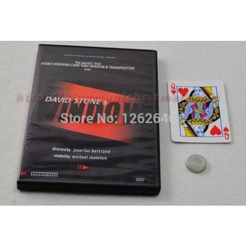 Free Shipping! 2009 WINDOW By David S - Magic Tricks,Illusions,Close Up,Mentalism,Stage,Accessories, Toys,Comedy