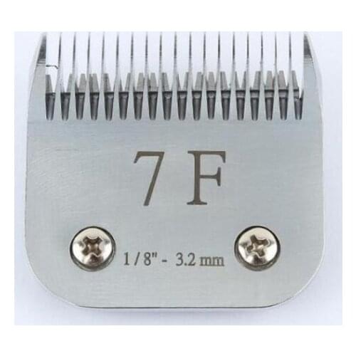 High Quality Pet Grooming Clipper Blade For Andis Oster A5 Steel Ceramic Cutter 7F 3.2mm Hair Trimmer Beard Blade Hair Removal