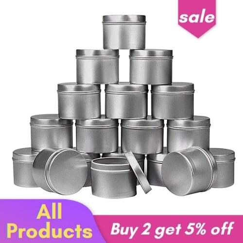 18 Piece Candle Tin , 4 Oz, Candle Containers for DIY Candle Making,Candle Container,Handmade Candle Making Tools