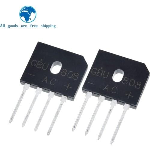 5Pcs GBU808 800V 8A power Diode Bridge Rectifier
