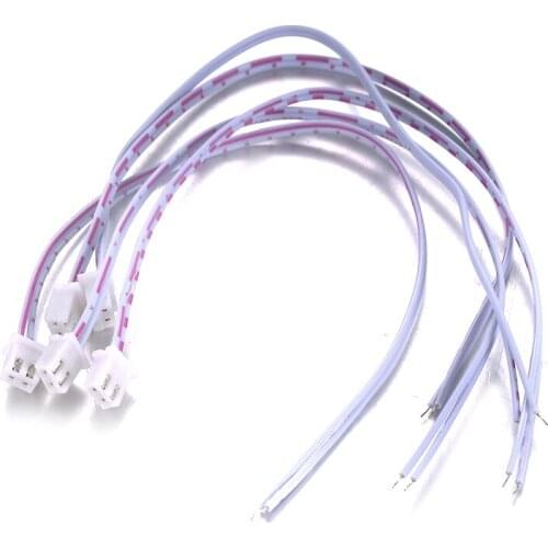 5pcs/lot 2.54mm Durable Copper Core 200mm Length 26AWG Wire with 2pin/4pin JST Connector