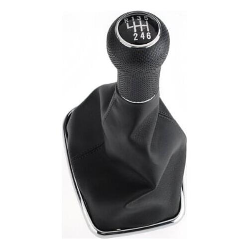6 SPEED GEAR SHIFT KNOB GAITOR BOOT Fit for VW Golf GTi 1999-2005 for Bora Jetta MK4 1999-2004