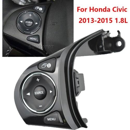 Car Accessories Multifunction Control buttons Steering Wheel Audio Switch Button For Honda Civic 2013-2015 1.8L 35880-TR6-A01