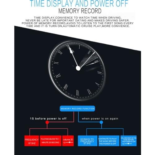 Car Bluetooth Autoradio Stereo Radio FM Aux Input Receiver TF USB JSD 520