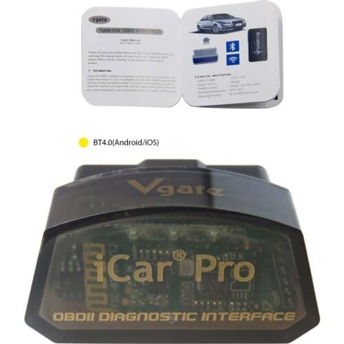 Vgate OBD2 Scanner iCar Pro ELM327 Bluetooth Car Diagnostic Tools ELM 327 Bluetooth4.0 OBD 2 Diagnostic Scanner For iOS/Android