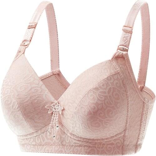 Sexy Women Lady Gathered Bra Adjustable Pair Of Thin Breast Cup Underwear Comfortable Brassiere Female Underwear Intimates