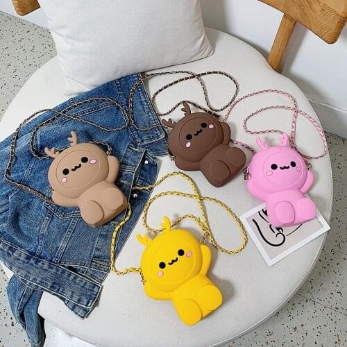 Children Kawaii Shoulder Bags Fashion Women Soft PU Crossbody Bag Cartoon Anime Portable Princess Girls Cute Purses And Handbags