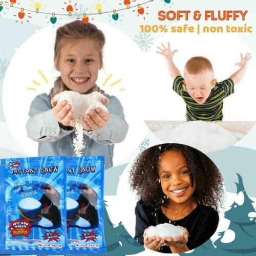 10Pcs Artificial Instant Snow Super Absorbent Christmas Snow Ball Wedding Decors Artificial Instant Snow Super Absorbent Christm