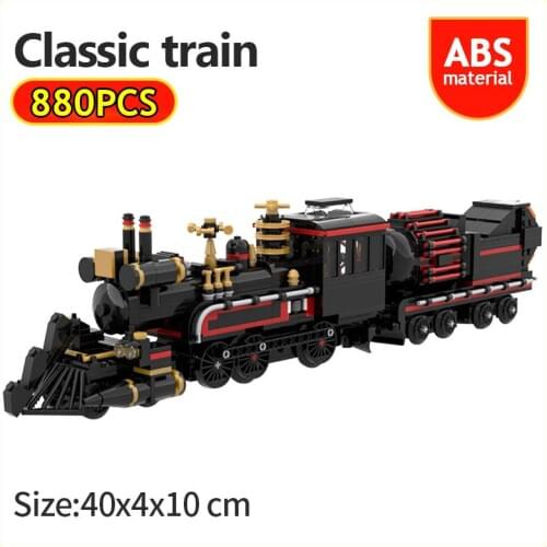 Movie Collection Back to the Future'Jules Verne' Time Train Model Building Blocks MOC Kids DIY Bricks Educational Toys Xmas Gift