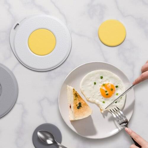 1PC Japan Style Creative Coasters Breakfast Fried Egg Toast Non-slip Ins Wind Cute Potholder Office Placemat