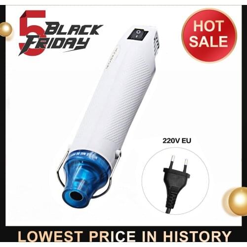 Mini Hot Air Gun Thermostat Heat Gun Hot Air Blower Thermal Power Tool Soldering Gun Heat Air Gun Soft Pottery DIY Tool