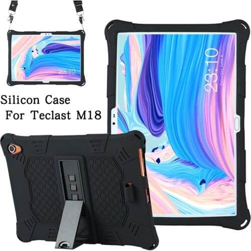 Soft Silicon Case For Teclast M18 10.8 inch Tablet Stand Shockproof Case Cover