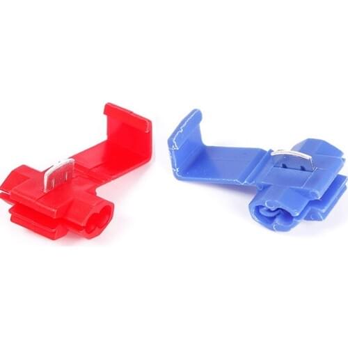 75PCS blue/yellow/red (each type 25pcs )Scotch Lock Quick Splice Wire Connectors Terminals Crimp Electrical Car Audio Wire Set