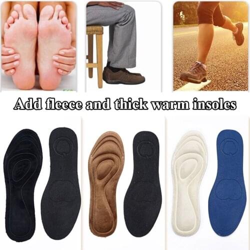 4D Memory Foam Orthopedic Insoles Shoes Pad Women Men Flat Feet Arch Support Thicker Insoles Breathable Comfortable Insoles
