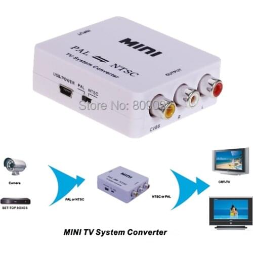 PAL/NTSC/SECAM to PAL/NTSC Mini Bi-directional TV Video Format System Converter Unshielded Application IN Multimedia