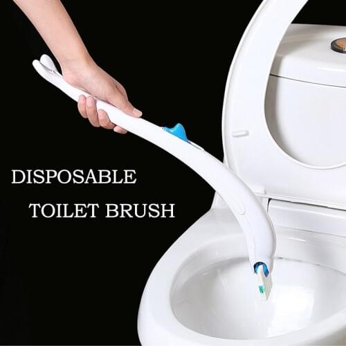 Toilet Brush Household Multifunctional Toilet Brush Disposable Toilet Bowl With No Dead Corner Comes With Cleaner