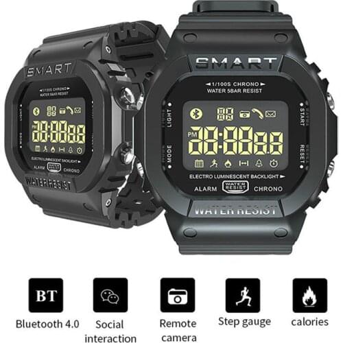 EX16T 1.24 inch Screen Outdoor Remote Camera IP67 Anti-lost Reminder Smart Watch 5ATM/50M Waterproof Wearing Experience