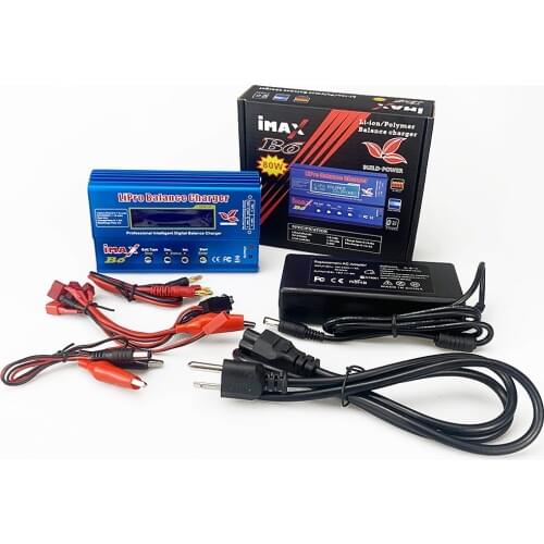 IMAX B6 B6AC B3 Charger 80W AC Lipo Battery Charger LCD Screen Digital Nimh Nicd Lithium Battery Balance Charger Turnigy