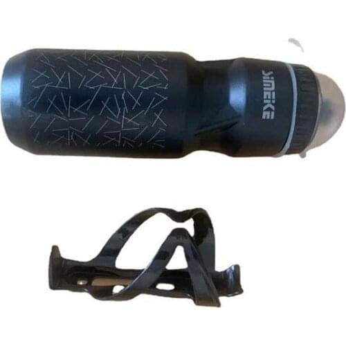 Cycling Water Bottle Cage Set MTB Leak Proof Cycling Drinking Mountain Bike Sports Bottle Dustproof Cup Portable Bike Bottle