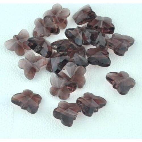 11x14mm Crystal Beads Faceted Butterfly Shape Loose beads in jewelry making Middle Purple color 500pcs Free Shipping