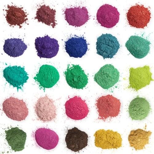 50g Mica Pigment Powder for Craft Paper Arts Car Paint Soap Eyeshadow Fishing Rod Nail Decoration Colorful Powder