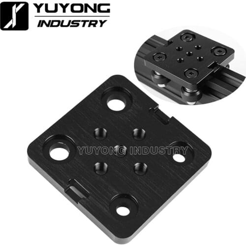50pcs/Lot 3D Printer CNC Carving Machine Openbuilds Mini V Wheel Gantry Plate for V-Slot Rail Aluminum Extrusion Mini V Wheel