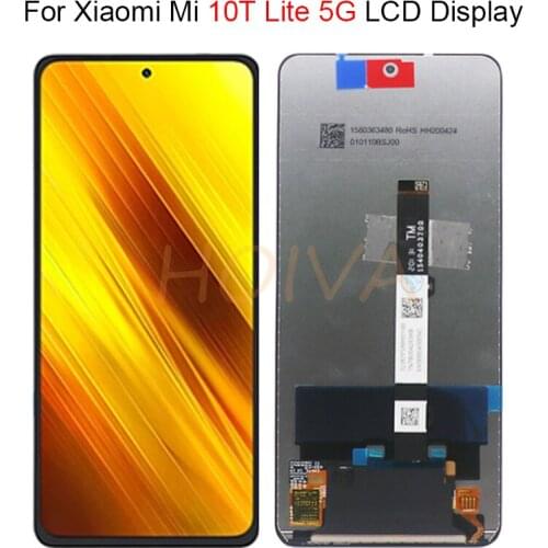 6.67" Original LCD Display For Xiaomi Mi 10T Lite 5G LCD Wth Frame Touch Screen Panel Digitizer Replacement For Mi 10T Lite LCD