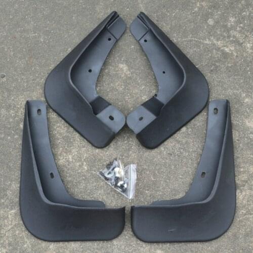 For 2010-2018 Mitsubishi Lancer/Lancer X/Lancer Evo Soft plastic Mud Flaps Splash Guard car styling