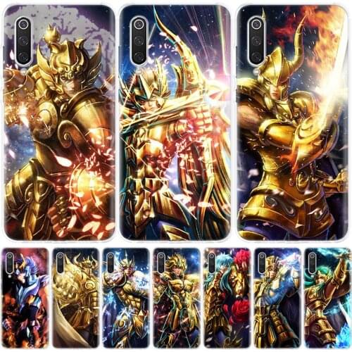 Saint Seiya Anime Phone Case for Xiaomi Redmi Note 10 9S 9 8T 9 8 7 7A 8A 9A 9C 6A 6 S2 K20 S30 Pro Fashion Cover Capa