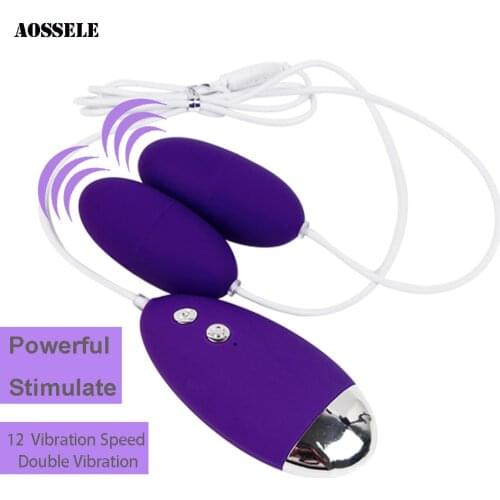 Double Vibrating Egg Vibrators G Spot Clitoris Stimulator Vibrator Sex Toys For Women Bullet Vibrator Body Massager Sex Machine