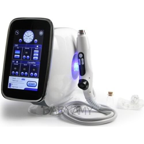 EMS Microneedle RF Machine No Needle Meso Mesotherapy Gun Injector Face Lifting Water Injection Anti Aging Salon Beauty Device