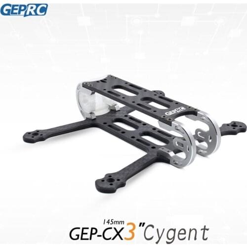 Geprc Cygnet CX2 CX3 2 Inch 115mm / 3 145mm 3mm Arm Carbon Fiber & 7075 CNC Frame Kit for RC Drone FPV Racing